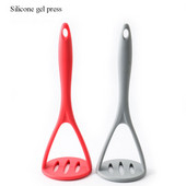 Szilikon burgonyanyomó széles törőlappal a sima burgonyapüréhez Gyümölcs-zöldség Konyhai eszközök Rizzasztóprés aprító