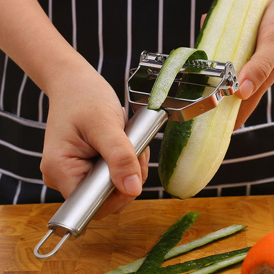 Cutter de curățat legume multifuncționale din oțel inoxidabil Răzătoare pentru cartofi și morcovi Instrumente pentru curățarea legumelor pentru fructe Accesorii de bucătărie