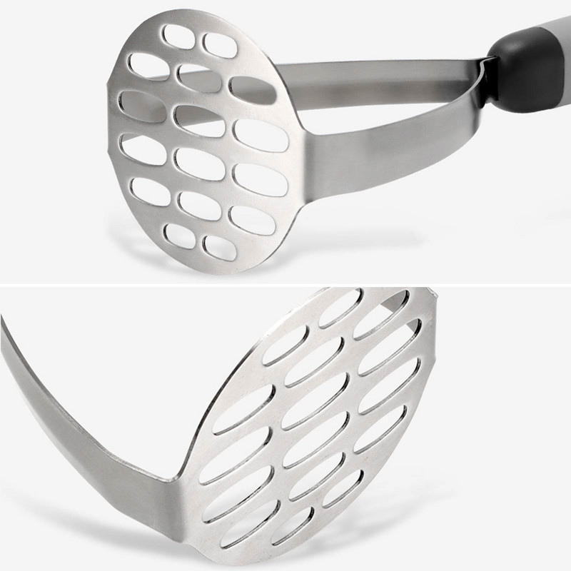 Konyhai eszközök Rozsdamentes acél burgonyaprés háztartási használatra Rozsdamentes acél burgonyapüréhez fogantyúval