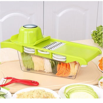 6in1 Multifunctional Vegetable Slicer Carrot Potato Fruit Melon Peeler Cutter Εγχειρίδιο Vegetable Shredder Αξεσουάρ κουζίνας