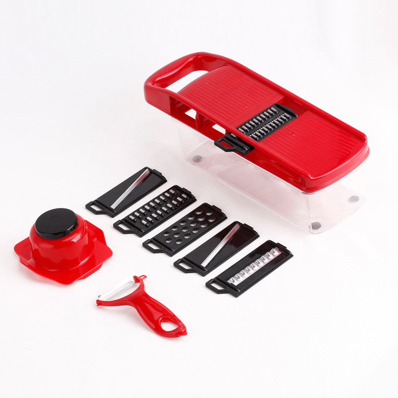 6 az 1-ben többfunkciós zöldségszeletelő sárgarépa burgonya gyümölcs dinnyehámozó vágó kézi zöldség aprító konyhai kiegészítők