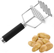 Dvoslojna preša za krumpir od nehrđajućeg čelika, gnječilica za pire krumpir, ručna gnječilica za voće slatkog krumpira, pribor za kuhinjske alate