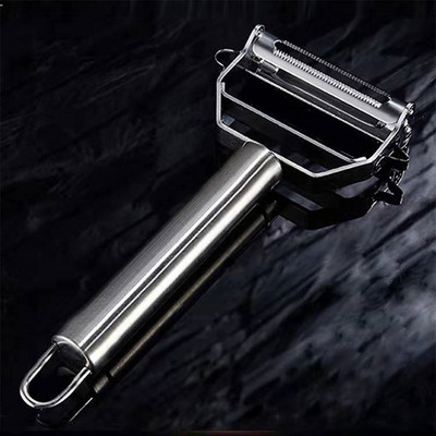 Višenamjenska gulilica od nehrđajućeg čelika Rezač povrća, voća, krumpira, ribeža za krastavce, prijenosni oštri alat za kuhinjske dodatke