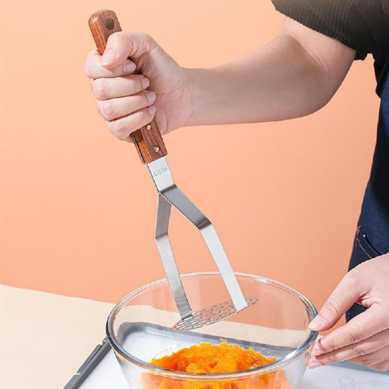 Presuotų bulvių grūstuvės tyrės sulčių aparatas nerūdijančio plieno bulvių purvo grūstuvės vaisių ir daržovių įrankiai virtuvės priedai