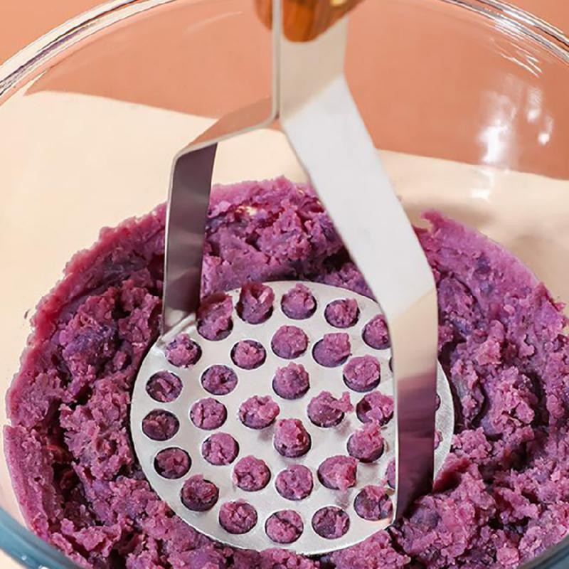 Presuotų bulvių grūstuvės tyrės sulčių aparatas nerūdijančio plieno bulvių purvo grūstuvės vaisių ir daržovių įrankiai virtuvės priedai