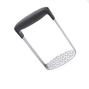 Mașină de zdrobire de mână din oțel inoxidabil pentru piure neted de cartofi Concasor de presă Unelte de bucătărie pentru fructe și legume Mașină de piure pentru cartofi