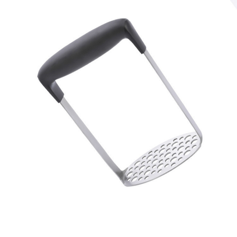 Mașină de zdrobire de mână din oțel inoxidabil pentru piure neted de cartofi Concasor de presă Unelte de bucătărie pentru fructe și legume Mașină de piure pentru cartofi