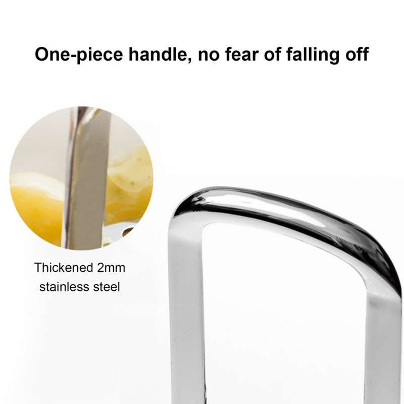 Ανοξείδωτο ατσάλι Potato Masher Πολυλειτουργικό πιεστήριο παιδικών τροφών για εργαλεία συμπληρωμάτων διατροφής κουζίνας