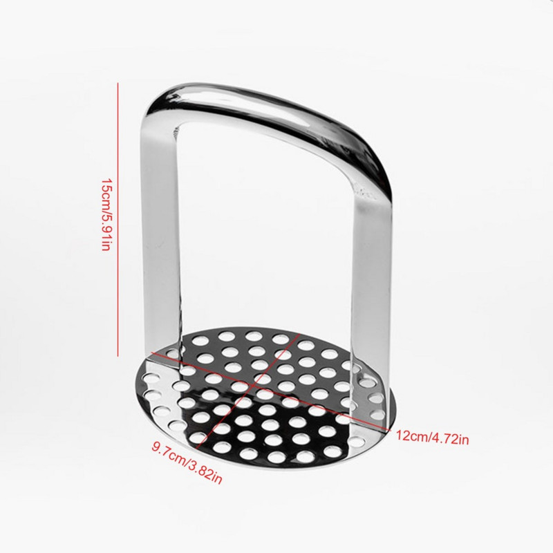 Ανοξείδωτο ατσάλι Potato Masher Πολυλειτουργικό πιεστήριο παιδικών τροφών για εργαλεία συμπληρωμάτων διατροφής κουζίνας