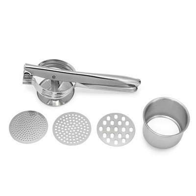 Storcator de lămâie Storcător de legume Presă manuală de cartofi din oțel inoxidabil cu 3 negative Storcător de fructe Gadget de bucătărie