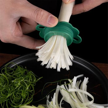 Shred Silk Knife Scallion Vegetable Shred Silk Cutter διαμορφωτής από ανοξείδωτο χάλυβα Τρίφτης Τροφίμων Τρίφτης Τρίφτης Τρίφτης Τεμαχιστής Slicer Πρόσβαση στην κουζίνα