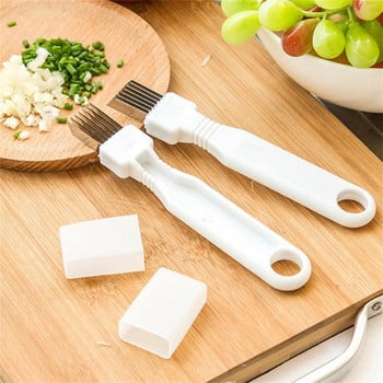 Shred Silk Knife Scallion Vegetable Shred Silk Cutter διαμορφωτής από ανοξείδωτο χάλυβα Τρίφτης Τροφίμων Τρίφτης Τρίφτης Τρίφτης Τεμαχιστής Slicer Πρόσβαση στην κουζίνα