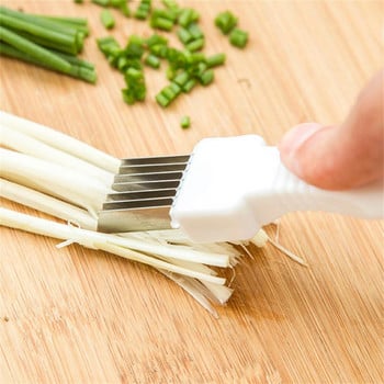 Shred Silk Knife Scallion Vegetable Shred Silk Cutter διαμορφωτής από ανοξείδωτο χάλυβα Τρίφτης Τροφίμων Τρίφτης Τρίφτης Τρίφτης Τεμαχιστής Slicer Πρόσβαση στην κουζίνα