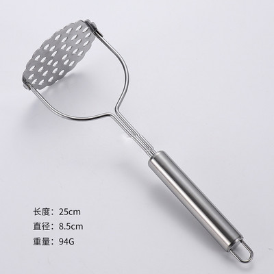 Rozsdamentes acél iszap Háztartási burgonya iszap Burgonya iszap Kézi pépesítő multifunkcionális konyhai eszköz