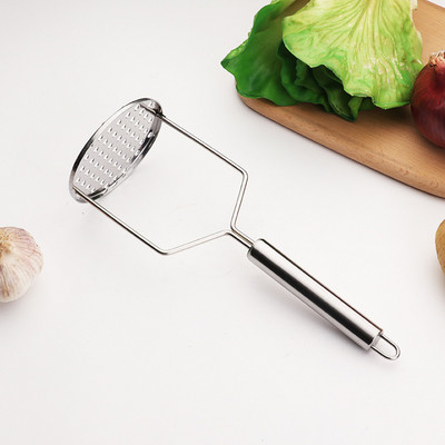 Rozsdamentes acél iszap Háztartási burgonya iszap Burgonya iszap Kézi pépesítő multifunkcionális konyhai eszköz