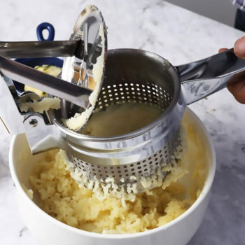 Μηχάνημα πατάτας από ανοξείδωτο χάλυβα για αποχυμωτή πατάτας φρούτων λαχανικών Πρέσα πατάτας Mashers Ricers Εργαλεία μαγειρικής κουζίνας