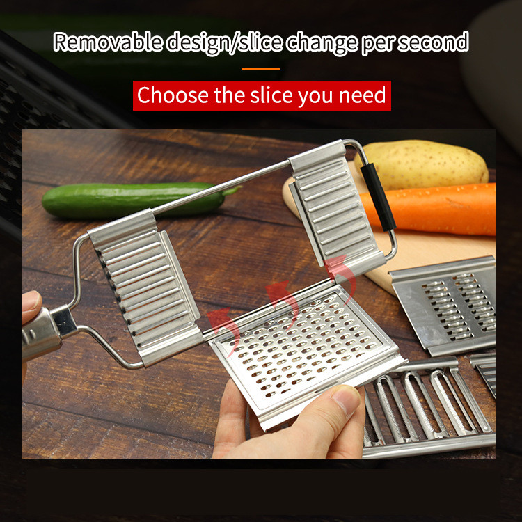 4 kom/set višenamjenski rezač povrća i voća 3 u 1 ribež za rezanje Kuhinjski alati