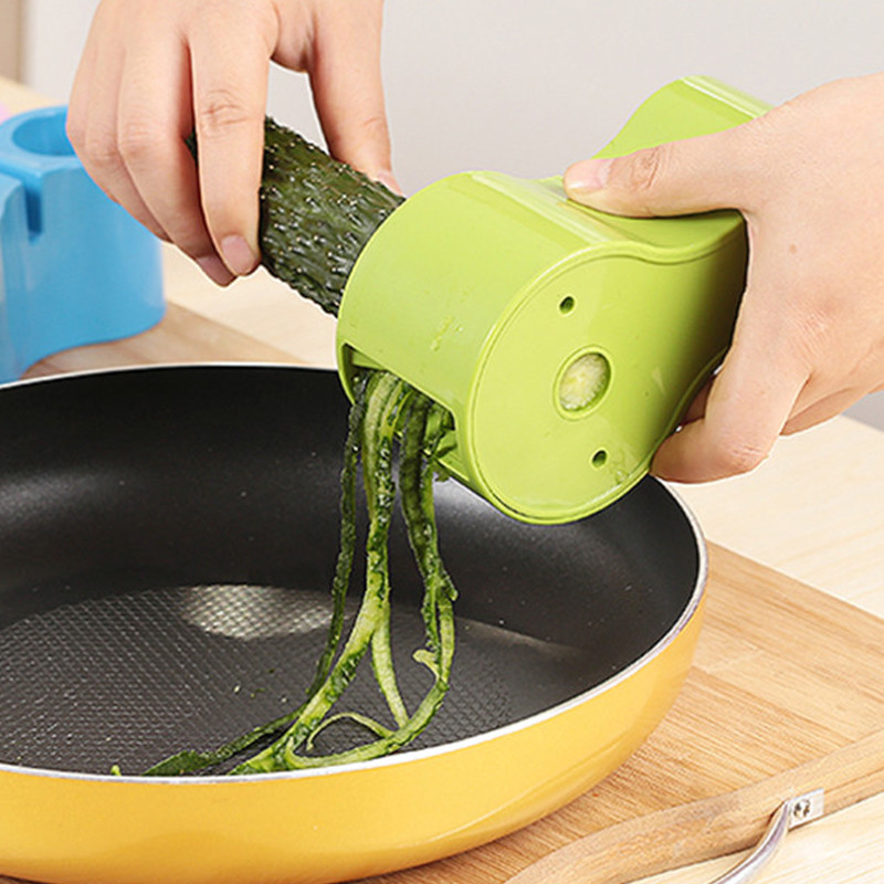 Daržovių spiralizavimo pjaustyklės galandtuvas Bulvių vaisių spiralinės cukinijos salotos Daržovių dalykėliai Keuken maisto gaminimo virtuvės priedai įrankis
