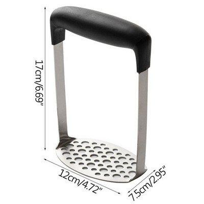 304 Nerūdijančio plieno bulvių grūstuvė Buitinė spaudimo mašina Papildomas maistas Vaisių ir daržovių trintuvas Virtuvės įrankiai Priedai