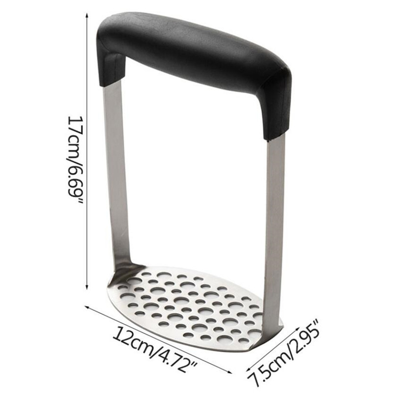 304 Nerūdijančio plieno bulvių grūstuvė Buitinė spaudimo mašina Papildomas maistas Vaisių ir daržovių trintuvas Virtuvės įrankiai Priedai