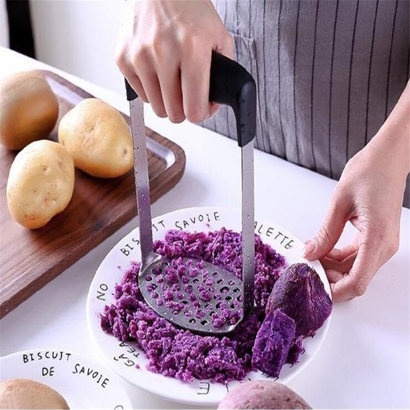 304 Nerūdijančio plieno bulvių grūstuvė Buitinė spaudimo mašina Papildomas maistas Vaisių ir daržovių trintuvas Virtuvės įrankiai Priedai