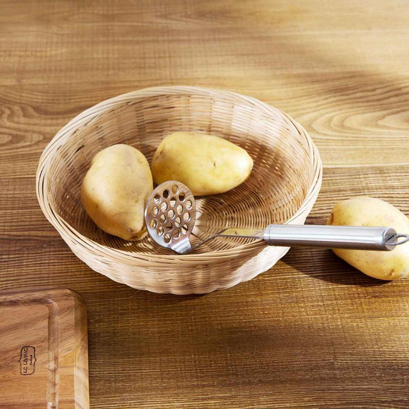 1PC Gnječilica za krumpir od nehrđajućeg čelika, kaša od povrća, riža, ručna preša za voće, kuhinjski alati