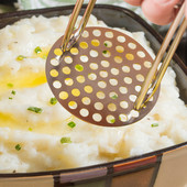 Préselt burgonyatörő rizspüré-léfőző burgonyanyomó sima burgonyapüré Gyümölcstörő Gyümölcsszerszámok Ételnyomó