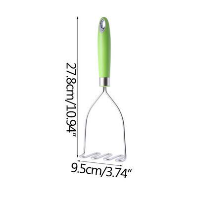 Rozsdamentes acél burgonyanyomó főzőeszközök Konyhai kiegészítők Multifunkcionális burgonyapüré-nyomó konyhai eszközök