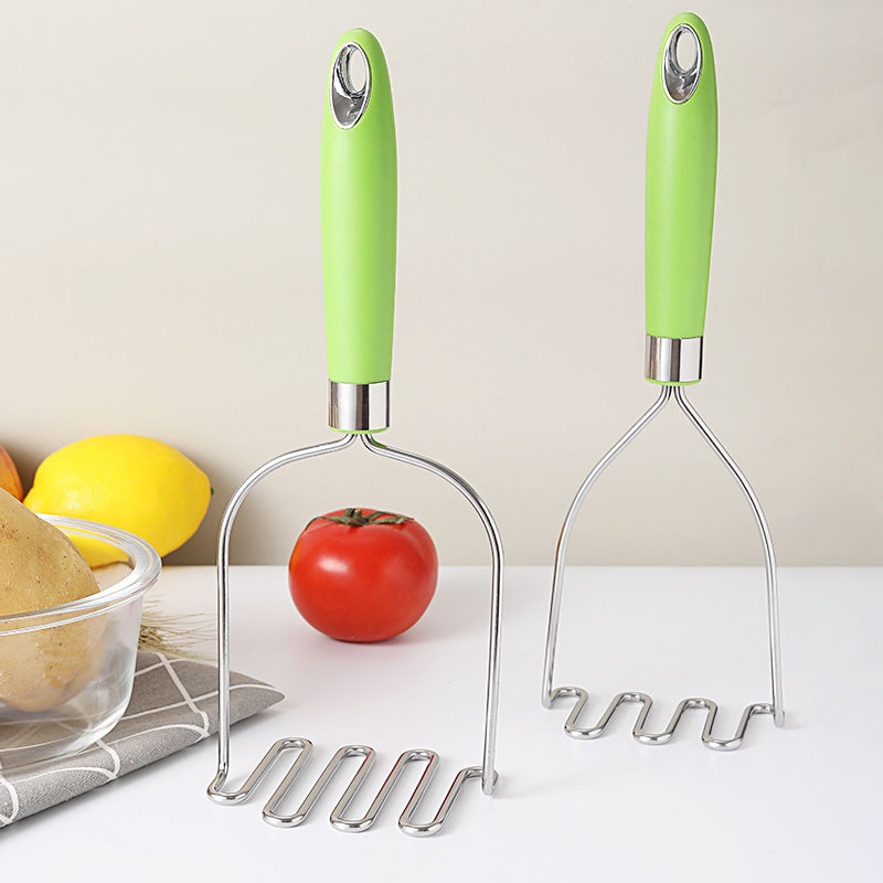 Rozsdamentes acél burgonyanyomó főzőeszközök Konyhai kiegészítők Multifunkcionális burgonyapüré-nyomó konyhai eszközök