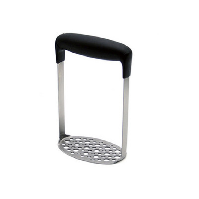 Rozsdamentes acél burgonyanyomó kézi burgonyatörő segédélelmiszer Kézi aprító Gyümölcstörő Konyhai szerszám