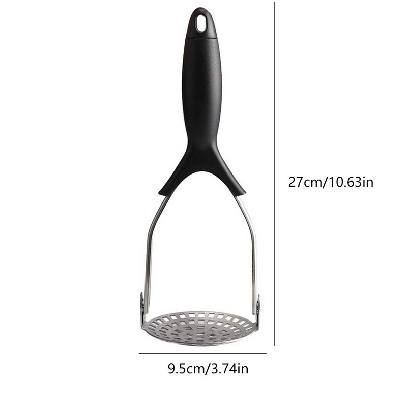 Gnječilica za krumpir od nehrđajućeg čelika, krumpir, riža, povrće, voće, češnjak, drobilica za hranu, alat za razbijanje