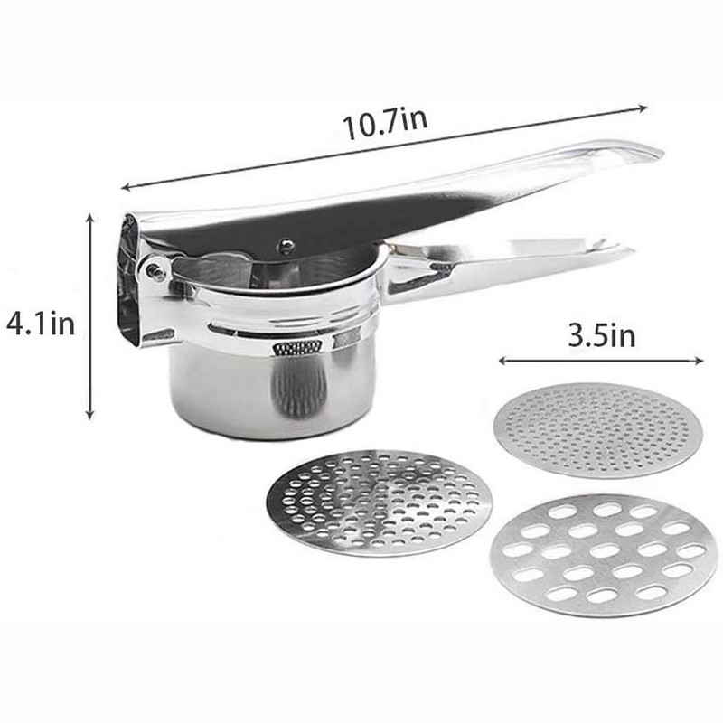 Ručni sokovnik od nehrđajućeg čelika Preša za cijeđenje krumpira Dodaci dječjoj hrani Gnječilice za krumpir i sokovnici Kuhinjski pribor