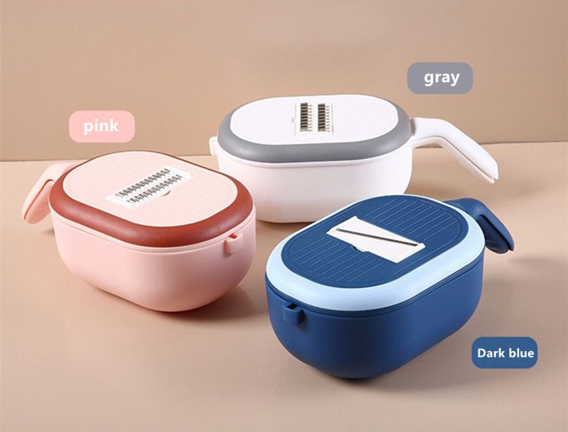 Višenamjenski rezač povrća Kuhinjski rezač krumpira Rende za mrkvu Čelična oštrica Nož Odvodna košara Kuhinjski dodaci