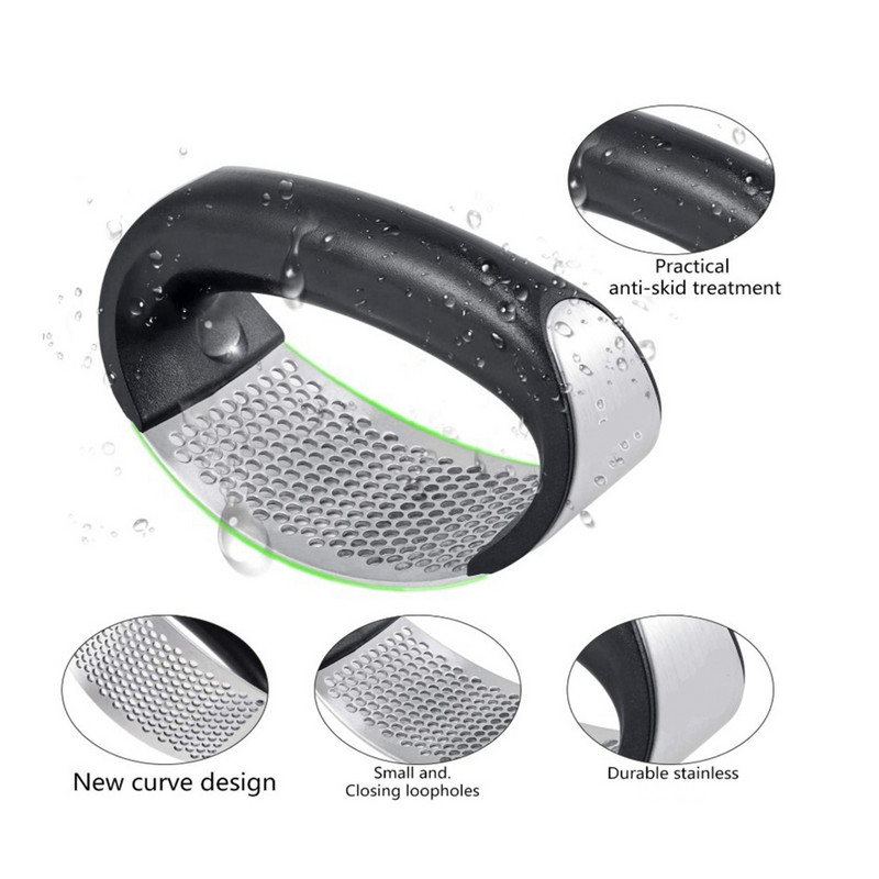 Bucătărie Presă usturoi Rocker Usturoi Concasor Instrument Presă usturoi Rocker Role Slicer pentru ghimbir Nuci Deschizător de sticle