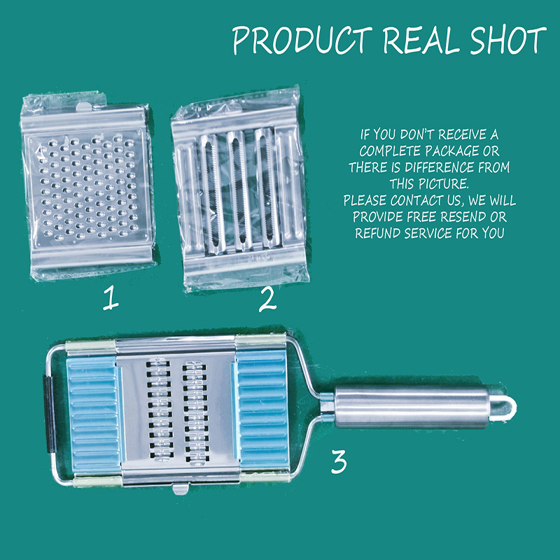4u1 KUHINJA Rezač Rezač luka Rezač Kuhinjski pribor Alat Ribelica za mrkvu Rezač povrća Ručna klizna sjeckalica krumpira