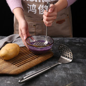 Piure de cartofi Mașină de piure din oțel inoxidabil Linguriță de chiftele piure Ustensile de bucătărie de uz casnic Set de bucătărie Veselă