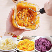 Burgonyafokhagymaprés csúszásmentes fogantyúval Főző Konyhai Szerszám Kis lyukak Cefrézés Avokádóbab Sima Puha markolat Párnázott