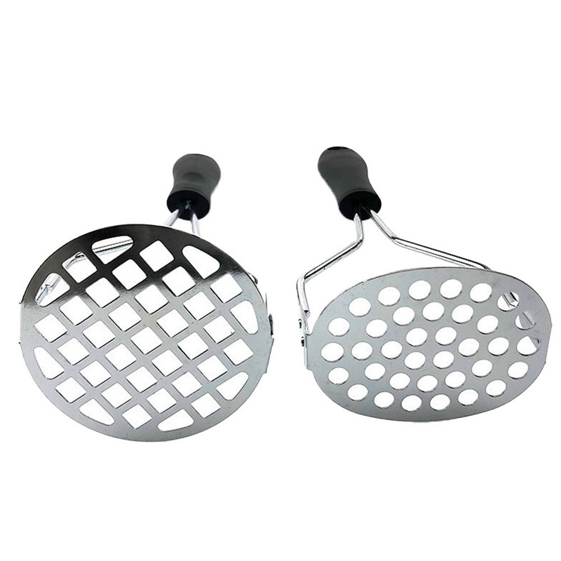 Burgonyafokhagymaprés csúszásmentes fogantyúval Főző Konyhai Szerszám Kis lyukak Cefrézés Avokádóbab Sima Puha markolat Párnázott