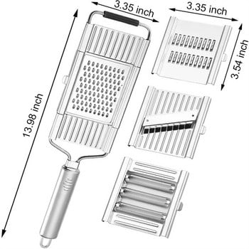 Κόφτης κρεμμυδιού 4 σε 1 Αξεσουάρ κουζίνας Τρίφτης για καρότα Χειροκίνητος κόφτης λαχανικών Slip Potato Shredder Multi Gadgets
