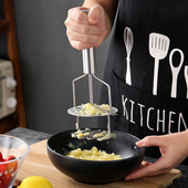 1PC zdrobitor de cartofi din oțel inoxidabil Concasor de cartofi Cutter în formă de val Accesorii de bucătărie Gadget de bucătărie Instrumente de gătit