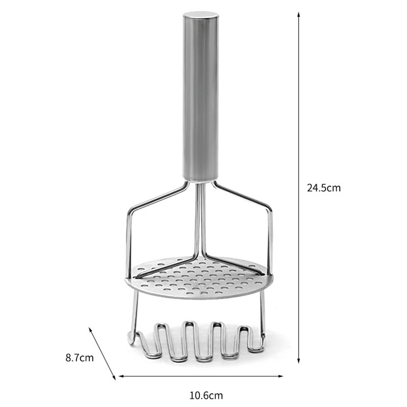 1PC zdrobitor de cartofi din oțel inoxidabil Concasor de cartofi Cutter în formă de val Accesorii de bucătărie Gadget de bucătărie Instrumente de gătit