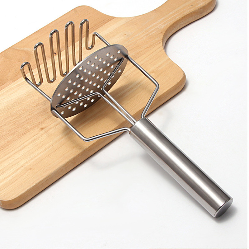 1PC zdrobitor de cartofi din oțel inoxidabil Concasor de cartofi Cutter în formă de val Accesorii de bucătărie Gadget de bucătărie Instrumente de gătit
