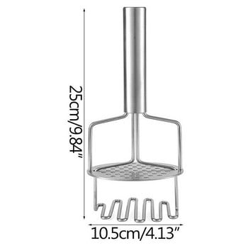 Двуслойна машина за набиване на картофи от неръждаема стомана / тласкач за гладко картофено пюре Плодове и зеленчуци Инструменти Преса Трошачка Кухненска джаджа