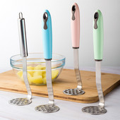 Kuhinjski pribor gnječilica od nehrđajućeg čelika gnječilica za krumpir dječja hrana kuhinjska gnječilica ljubičasta zemlja za krumpir kuhinjski alati