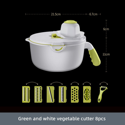 Daržovių pjaustyklės rankinė stalinė būgninė trintuvė buitiniam virtuvės kombainui Namų trintuvė apvaliam smulkintuvui Mandolina