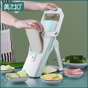 5 in1 Multifunctional Manual Slicer Τρίφτης λαχανικών Κόφτης λεμονιού Κόψιμο σε φέτες Κουζίνα που δεν βλάπτει τα χέρια σας