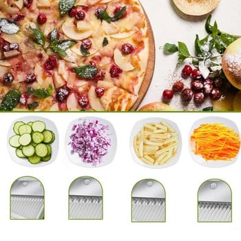 5 in1 Multifunctional Manual Slicer Τρίφτης λαχανικών Κόφτης λεμονιού Κόψιμο σε φέτες Κουζίνα που δεν βλάπτει τα χέρια σας