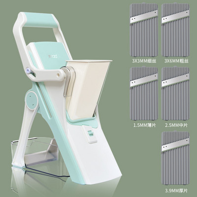 5 in1 višenamjenski ručni rezač ribež za povrće Rezač limuna Kuhinjsko sjeckanje bez ozljeda ruku