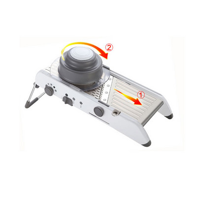 Mandolina Rezač povrća Rezač Rende Višenamjenski julienner za povrće Podesive sigurne oštrice Rende Kuhinjski pribor