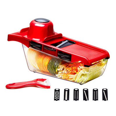 Mandolina Rezač povrća Rezač Rende Višenamjenski julienner za povrće Podesive sigurne oštrice Rende Kuhinjski pribor